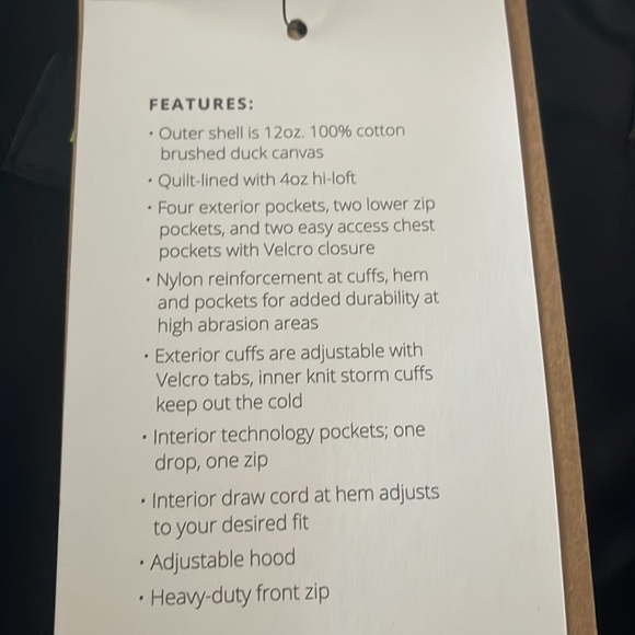 Forcefield Men’s Insulated Canvas Utility Parka Jacket - Picture 8 of 9